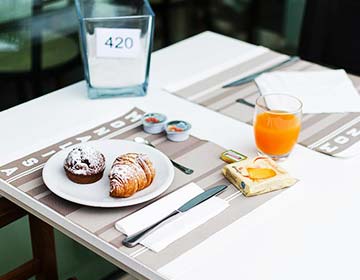 Tutto pronto per la colazione