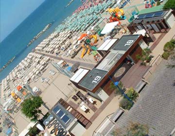 Panoramica della spiaggia