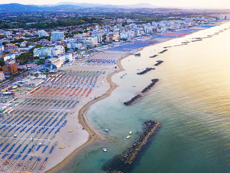 Panoramica del mare di Cattolica