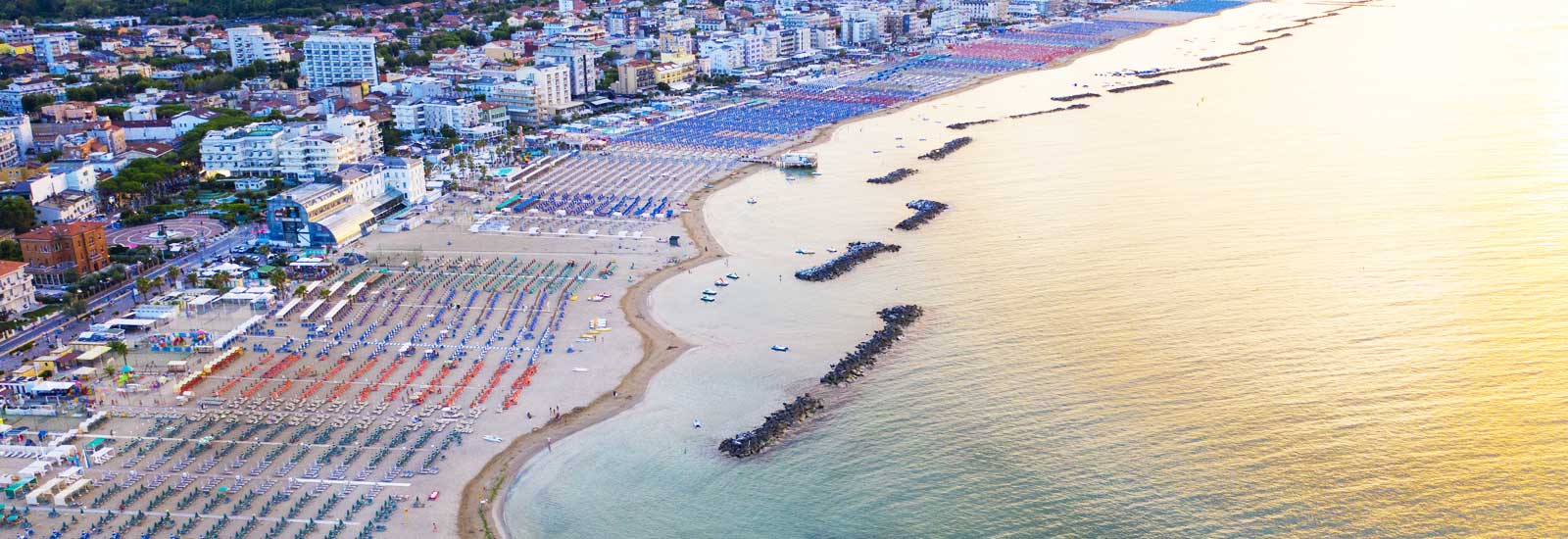 Panoramica del mare di Cattolica