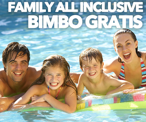 SUPER PROMO FAMILY<br>1 BIMBO SCONTATO + 1 BIMBO GRATIS