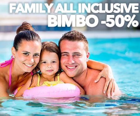 SPECIALE PROMO FAMILY 2+1<br>1 BIMBO RISPARMIA IL 50%