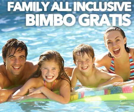 SUPER PROMO FAMILY<br>1 BIMBO SCONTATO + 1 BIMBO GRATIS