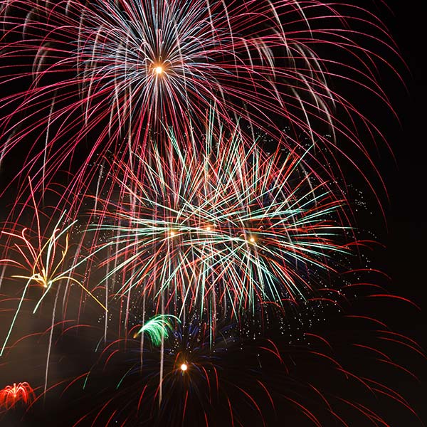 Ferragosto al Mona Lisa, la magia dei fuochi d’artificio dalla terrazza