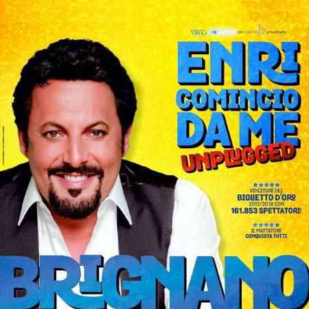 Enrico Brignano a Cattolica il 21 agosto con “Enricomincio da Me Unplugged”